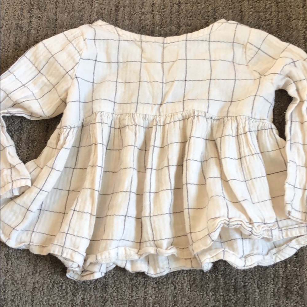 Rylee + Cru Blodyn vanilla blouse 18-24 months